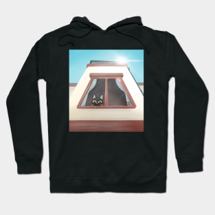 Peek from the window Hoodie